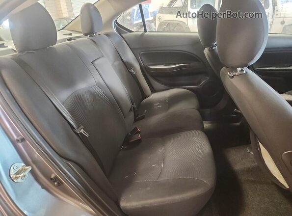 ML32F3FJ8KHF10762 2019 MITSUBISHI MIRAGE Gray Rear seats view