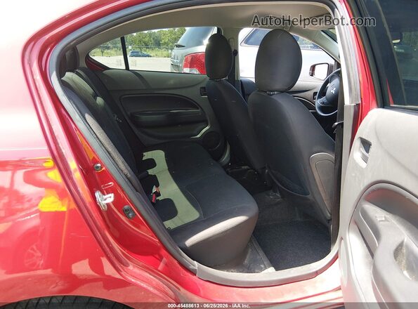 ML32F3FJ8KHF14830 2019 MITSUBISHI MIRAGE G4 Red Widok naklejki z numerem VIN