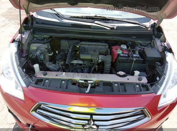 ML32F3FJ8KHF14830 2019 MITSUBISHI MIRAGE G4 Red Widok z tyłu