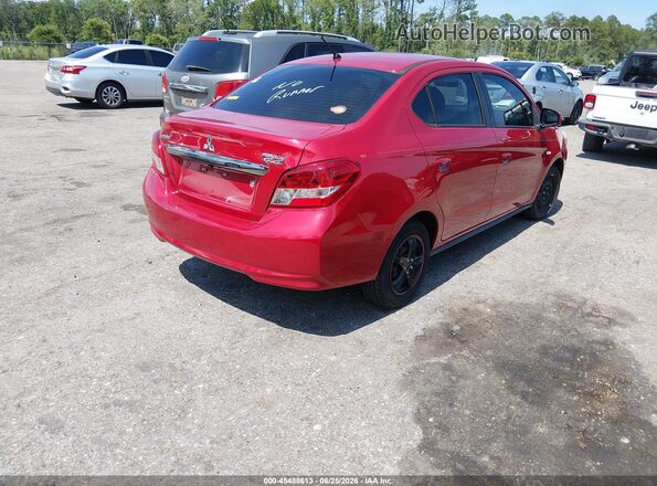ML32F3FJ8KHF14830 2019 MITSUBISHI MIRAGE G4 Red Tył prawy