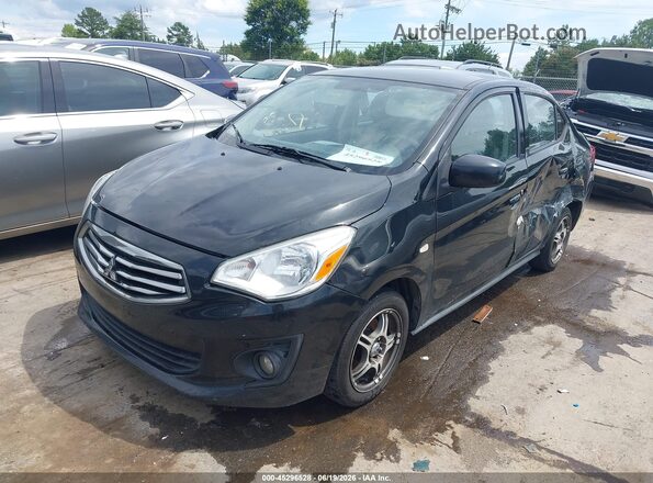 ML32F3FJ8KHF17193 2019 MITSUBISHI MIRAGE G4 Black Առջևի ձախ երեք քառորդ տեսարան