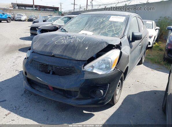 ML32F3FJ8LHF02257 2020 MITSUBISHI MIRAGE G4 Black წინა მარცხენა ხედი სამი მეოთხედიდან