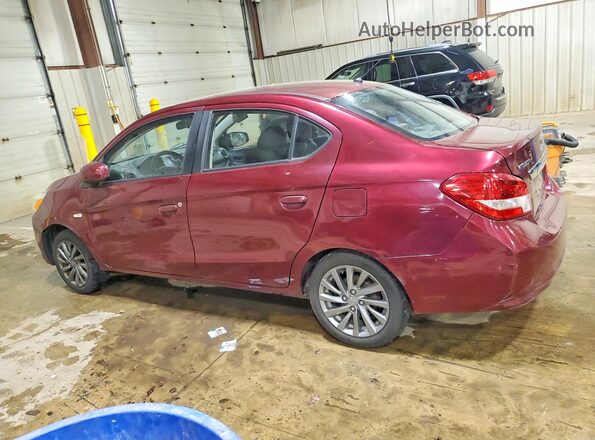 ML32F3FJ9JHF05827 2018 MITSUBISHI MIRAGE Burgundy Задня ліва чверть