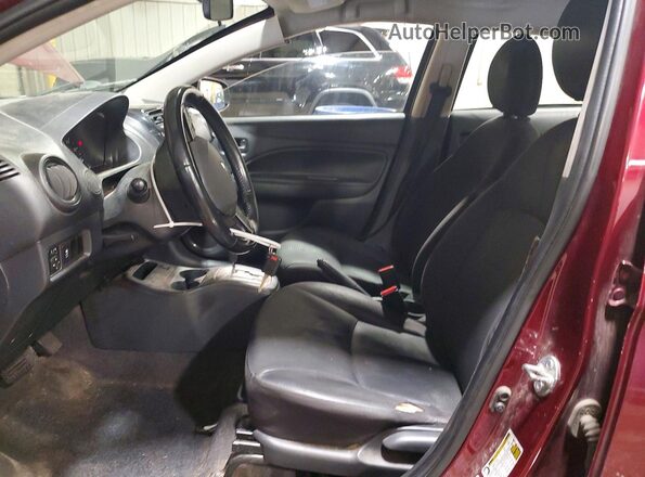 ML32F3FJ9JHF05827 2018 MITSUBISHI MIRAGE Burgundy Вид салону спереду