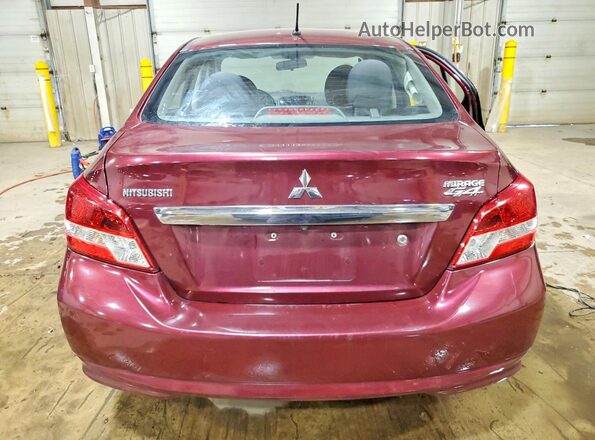 ML32F3FJ9JHF05827 2018 MITSUBISHI MIRAGE Burgundy Вид ззаду