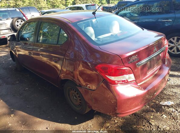 ML32F3FJXHH000306 2017 MITSUBISHI MIRAGE G4 Maroon უკანა მარცხენა