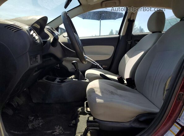 ML32F3FJXHHF09914 2017 MITSUBISHI MIRAGE Purple Вид салону спереду