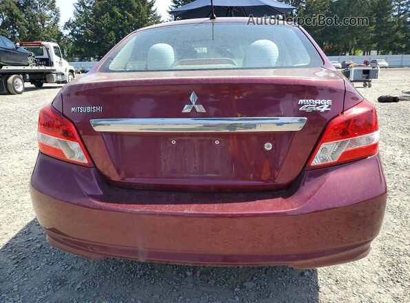 ML32F3FJXHHF09914 2017 MITSUBISHI MIRAGE Purple Вид ззаду