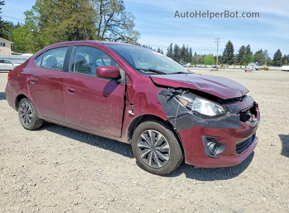 ML32F3FJXHHF09914 2017 MITSUBISHI MIRAGE Purple Передня права чверть