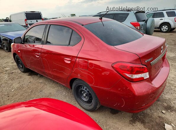 ML32F3FJXHHF16877 2017 MITSUBISHI MIRAGE Red უკანა მარცხენა