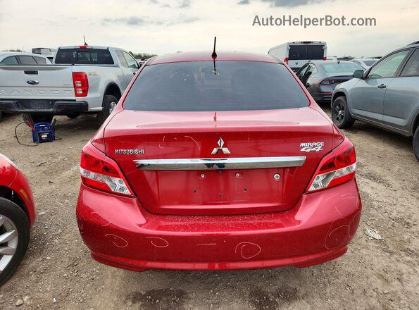 ML32F3FJXHHF16877 2017 MITSUBISHI MIRAGE Red უკანა ხედი