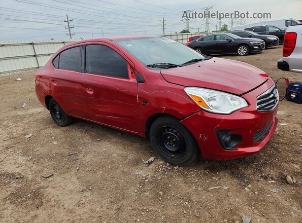 ML32F3FJXHHF16877 2017 MITSUBISHI MIRAGE Red წინა მარჯვენა