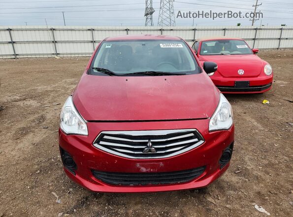 ML32F3FJXHHF16877 2017 MITSUBISHI MIRAGE Red წინა ხედი