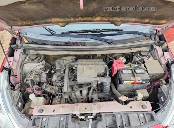 ML32F3FJXHHF16877 2017 MITSUBISHI MIRAGE Red უკანა სალონის ხედი