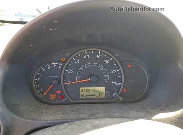 ML32F3FJXKHF07880 2019 MITSUBISHI MIRAGE Silver Вид щитка приладів