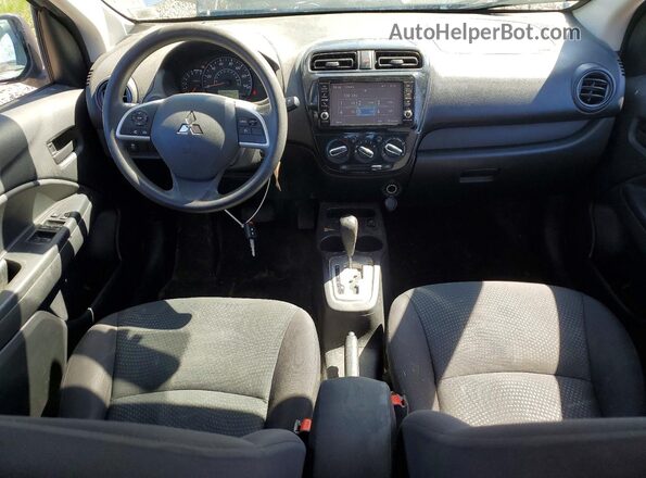 ML32F3FJXKHF07880 2019 MITSUBISHI MIRAGE Silver Вид панелі приладів