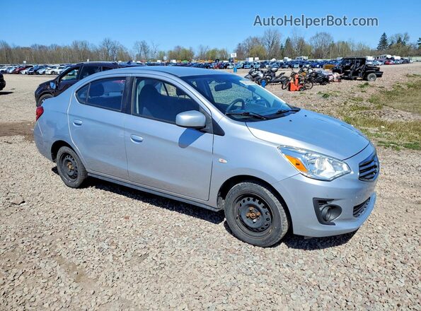 ML32F3FJXKHF07880 2019 MITSUBISHI MIRAGE Silver Передня права чверть