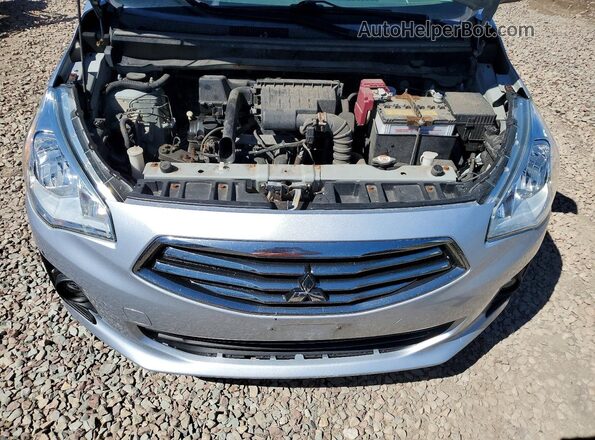 ML32F3FJXKHF07880 2019 MITSUBISHI MIRAGE Silver Вид задньої частини салону