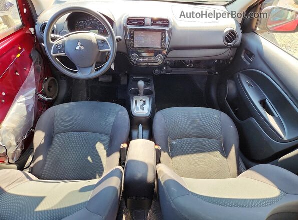 ML32F3FJXLHF08089 2020 MITSUBISHI MIRAGE Red წინა პანელის ხედი