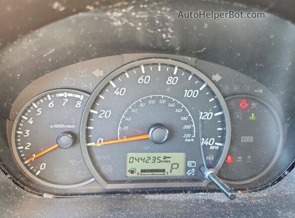 ML32F3FJXLHF08089 2020 MITSUBISHI MIRAGE Red ხელსაწყოთა პანელის ხედი