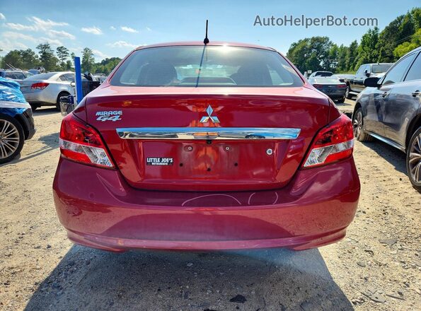 ML32F3FJXLHF08089 2020 MITSUBISHI MIRAGE Red უკანა ხედი