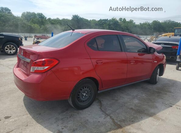 ML32F3FJXLHF10098 2020 MITSUBISHI MIRAGE Red Trasero derecho