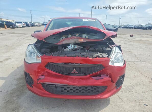 ML32F3FJXLHF10098 2020 MITSUBISHI MIRAGE Red Vista frontal