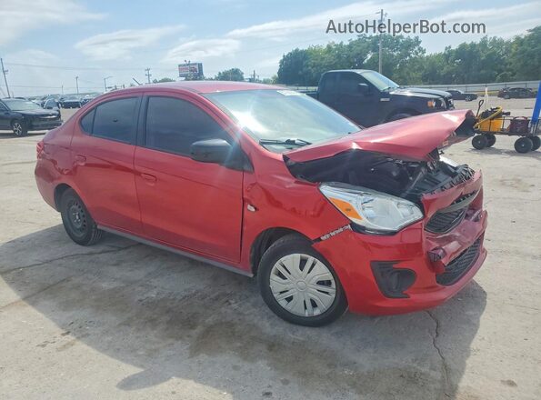 ML32F3FJXLHF10098 2020 MITSUBISHI MIRAGE Red Delantero derecho