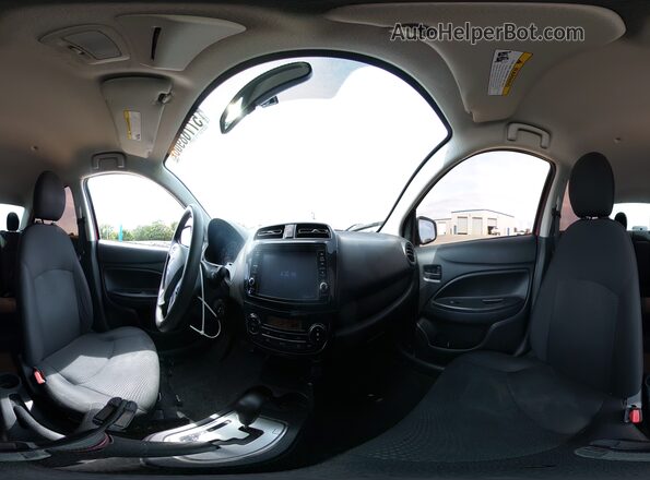 ML32F3FJXLHF10098 2020 MITSUBISHI MIRAGE Red Vista de la etiqueta del VIN