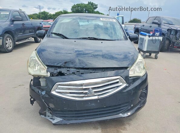 ML32F4FJ1LHF13106 2020 MITSUBISHI MIRAGE Black Вид спереду