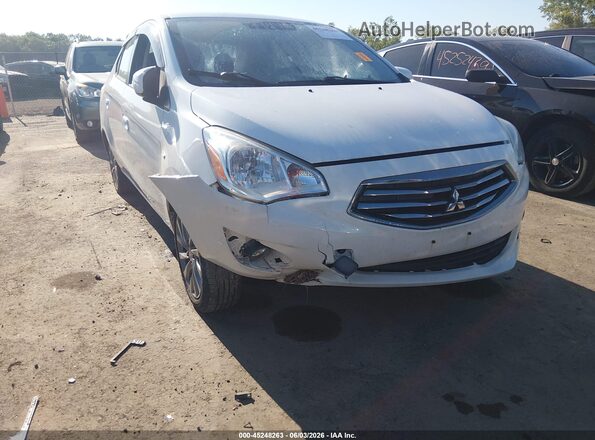 ML32F4FJ4HH001067 2017 MITSUBISHI MIRAGE G4 White Դիմացի տեսք