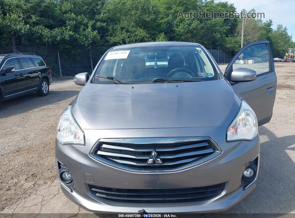 ML32F4FJ6HHF15635 2017 MITSUBISHI MIRAGE G4 Gray Vista frontal