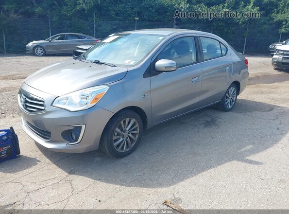 ML32F4FJ6HHF15635 2017 MITSUBISHI MIRAGE G4 Gray Vista tres cuartos delantera izquierda