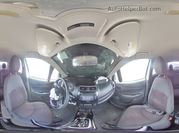 ML32F4FJXLHF11967 2020 MITSUBISHI MIRAGE Silver VIN sticker view