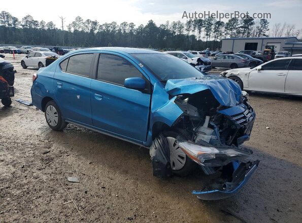 ML32FUFJ0PHF05956 2023 MITSUBISHI MIRAGE Blue Передня права чверть