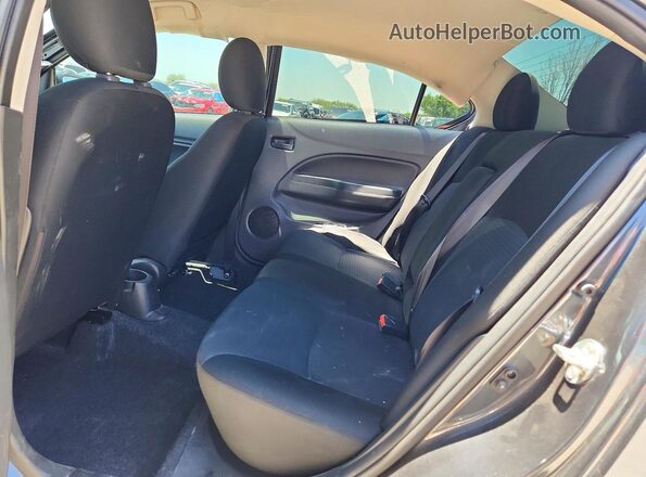 ML32FUFJ0RHF18306 2024 MITSUBISHI MIRAGE Black Вид задніх сидінь