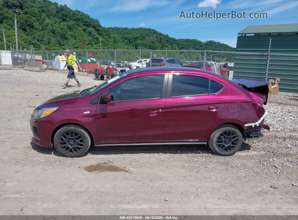 ML32FUFJ2NHF06149 2022 MITSUBISHI MIRAGE G4 Темно-бордовый 