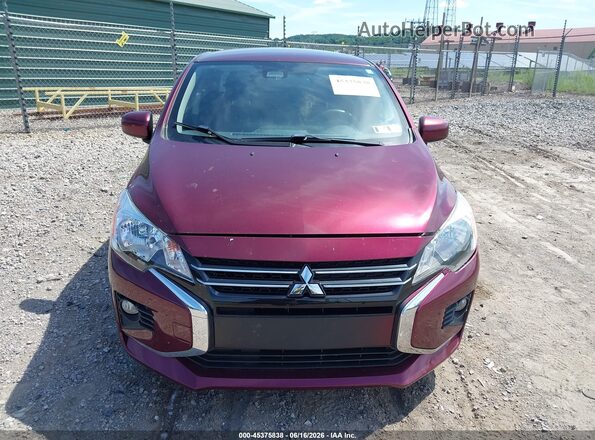 ML32FUFJ2NHF06149 2022 MITSUBISHI MIRAGE G4 Темно-бордовый Вид задней части салона