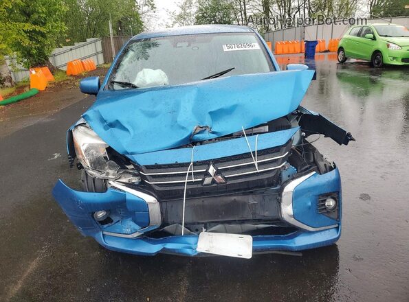 ML32FUFJ2RHF04245 2024 MITSUBISHI MIRAGE Blue Vista frontal