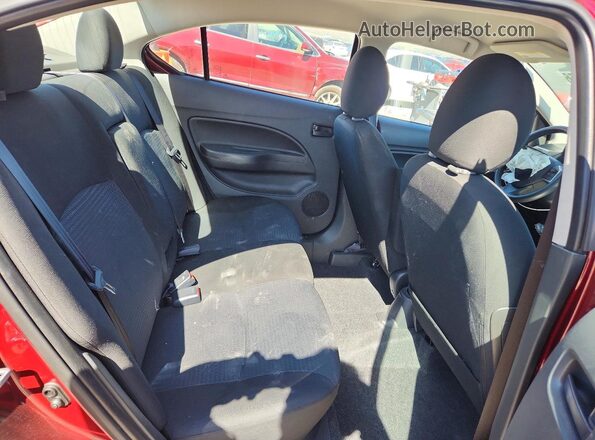 ML32FUFJ4RHF13044 2024 MITSUBISHI MIRAGE Бордовый Вид задних сидений