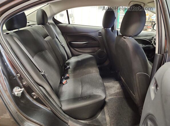 ML32FUFJ4RHF19717 2024 MITSUBISHI MIRAGE Gray Vista de los asientos traseros