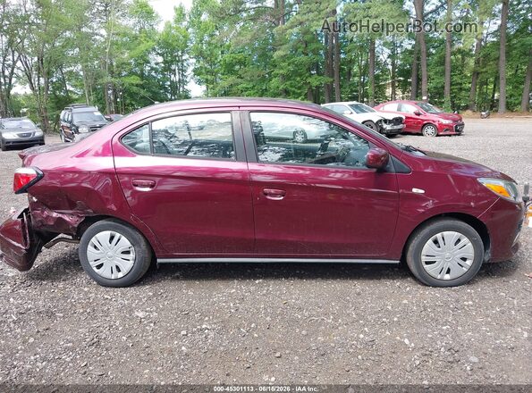 ML32FUFJ6MHF02815 2021 MITSUBISHI MIRAGE G4 Burgundy Вид задньої частини салону