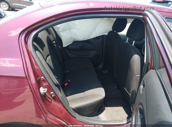 ML32FUFJ7RHF08999 2024 MITSUBISHI MIRAGE G4 Burgundy VIN կոդի պիտակի տեսք