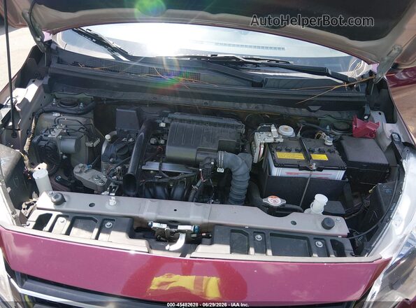 ML32FUFJ7RHF08999 2024 MITSUBISHI MIRAGE G4 Burgundy Հետևի տեսք