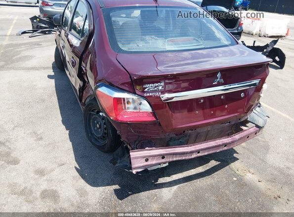 ML32FUFJ7RHF08999 2024 MITSUBISHI MIRAGE G4 Burgundy Դիմացի տեսք