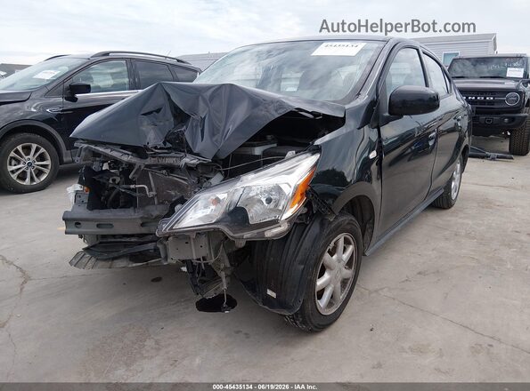 ML32FUFJ8NHF07788 2022 MITSUBISHI MIRAGE G4 Black Vista tres cuartos delantera izquierda