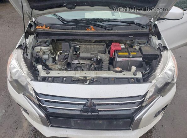 ML32FUFJ8RHF02483 2024 MITSUBISHI MIRAGE White უკანა სალონის ხედი