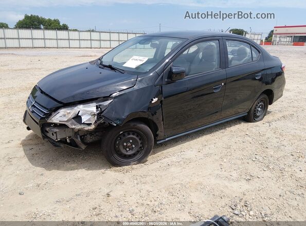 ML32FUFJ9MHF02176 2021 MITSUBISHI MIRAGE G4 Черный Передняя левая четверть