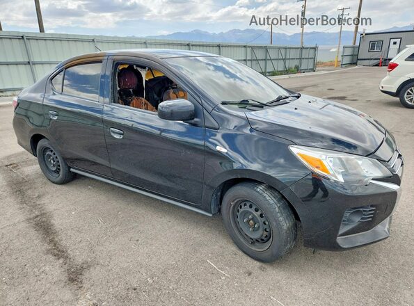 ML32FUFJ9NHF07296 2022 MITSUBISHI MIRAGE Black წინა მარჯვენა