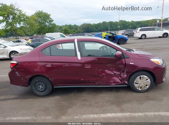 ML32FUFJ9RHF04582 2024 MITSUBISHI MIRAGE G4 Burgundy Вид щитка приладів